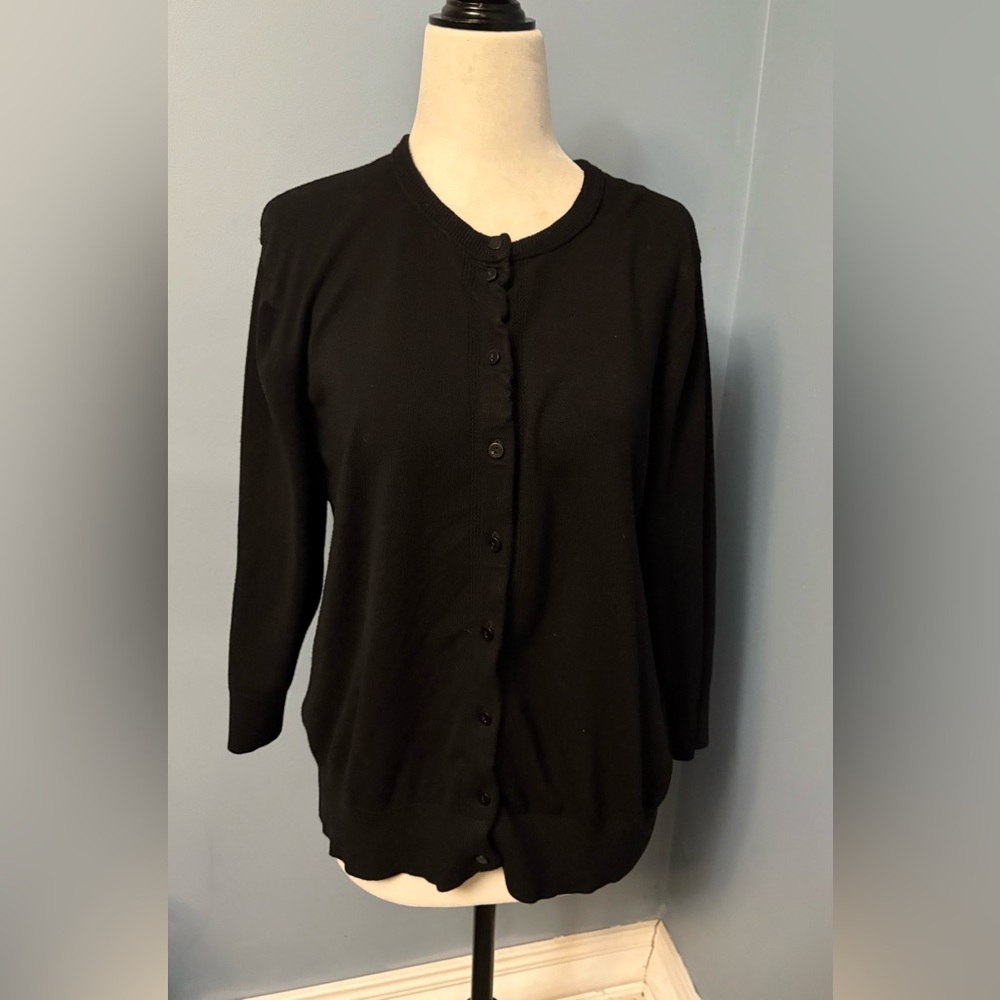 Ellen Tracy Black Women's Cardigan Sweater